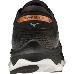 bas prix MIZUNO WAVE SKY 5 BLACK/SILVER/ORANGE COPPER 22 10