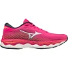 MIZUNO WAVE SKY 5 W PINK PEACOCK/SILVER/HOT CORAL 22 soldes officiel 8