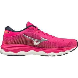 MIZUNO WAVE SKY 5 W PINK PEACOCK/SILVER/HOT CORAL 22 soldes officiel 10