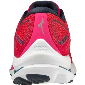 MIZUNO WAVE RIDER 25 W PINKPEACOCK/WHITE/MOROCCAN BLUE 22 en solde 12