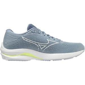 MIZUNO WAVE RIDER 25 W HEATHER/WHITE/NEO LIME 22 destockage 12