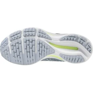 MIZUNO WAVE RIDER 25 W HEATHER/WHITE/NEO LIME 22 destockage 18