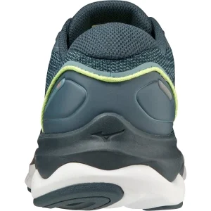 prix pas cher MIZUNO WAVE SKYRISE 3 SMOKE BLUE/NEO LIME/NEON FLAME 22 15