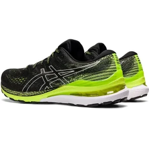 ASICS GEL-KAYANO 28 BLACK/HAZARD GREEN 22 pas cher 14