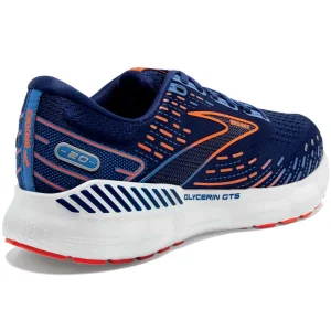 grossiste BROOKS GLYCERIN GTS 20 BLUE DEPTHS/PALACE BLUE/ORANGE 23 12