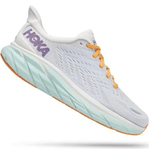 HOKA ONE ONE CLIFTON 8 W WHITE OF BLUE /ORANGE 22 grossiste 14