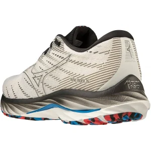 achat pas cher MIZUNO WAVE RIDER 26 SNOW WHITE/SILVER/INDIGO BUNTING 22 14