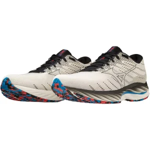 achat pas cher MIZUNO WAVE RIDER 26 SNOW WHITE/SILVER/INDIGO BUNTING 22 18