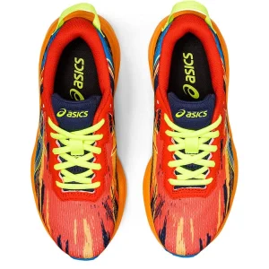 magasin pour ASICS GEL NOOSA TRI 13 GS JR CHERRY TOMATO/SAFETY YELLOW 22 11