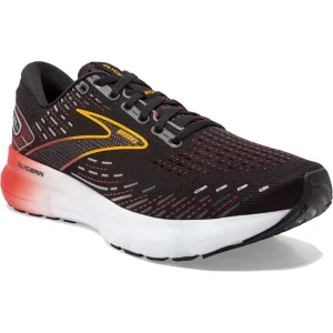 comparez les prix BROOKS GLYCERIN 20 BLACK/PEARL/FIERY RED 23 10