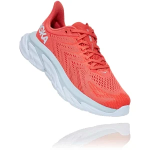 HOKA ONE ONE CLIFTON EDGE W HOT CORAL WHITE 21 excellent qulity 12