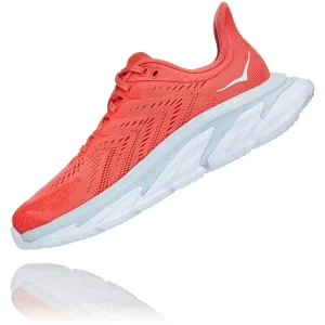 HOKA ONE ONE CLIFTON EDGE W HOT CORAL WHITE 21 excellent qulity 18