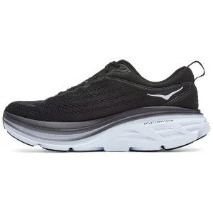 mode pas cher HOKA ONE ONE BONDI 8 BLACK/WHITE 23 10