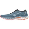 pas cher marque MIZUNO WAVE INSPIRE 19 PROVINCIAL BLUE/WHITE/LIGHT ORANGE 23 20