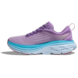 HOKA ONE ONE BONDI 8 W CHALK VIOLET/PASTEL LILAC 23 dernières 10