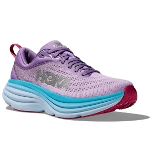 HOKA ONE ONE BONDI 8 W CHALK VIOLET/PASTEL LILAC 23 dernières 12