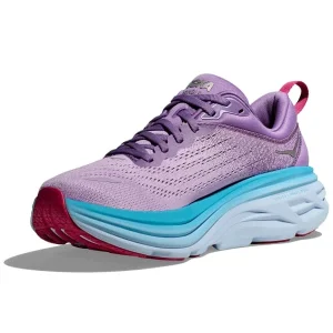 HOKA ONE ONE BONDI 8 W CHALK VIOLET/PASTEL LILAC 23 dernières 14