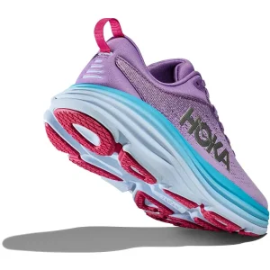 HOKA ONE ONE BONDI 8 W CHALK VIOLET/PASTEL LILAC 23 dernières 16