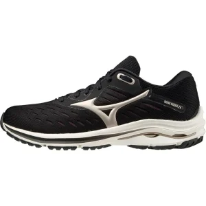 MIZUNO WAVE RIDER 24 W BLACK/PLATINUM GOLDOLD/FUDGE 21 soldes en ligne 10