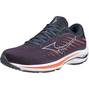 soldes de Noël MIZUNO WAVE RIDER 25 W MONTANA GRAPE / APPLE GRAY / LIVING CORAL 21 12