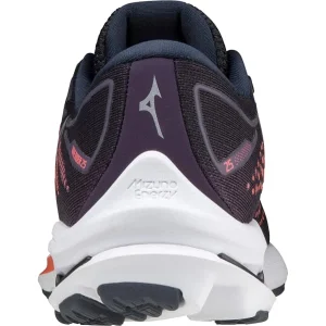 soldes de Noël MIZUNO WAVE RIDER 25 W MONTANA GRAPE / APPLE GRAY / LIVING CORAL 21 16